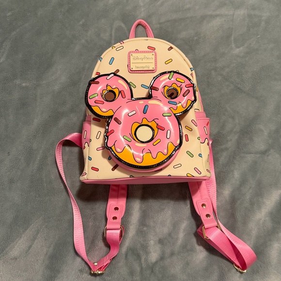 Disney Handbags - Mickey Mouse Donut Loungefly Mini Backpack